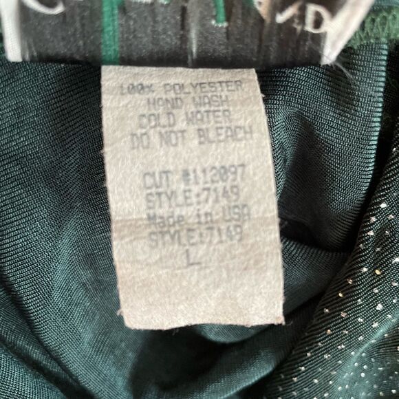 Green Land Sparkly Green Maxi Dress Size L EUC - Picture 8 of 8
